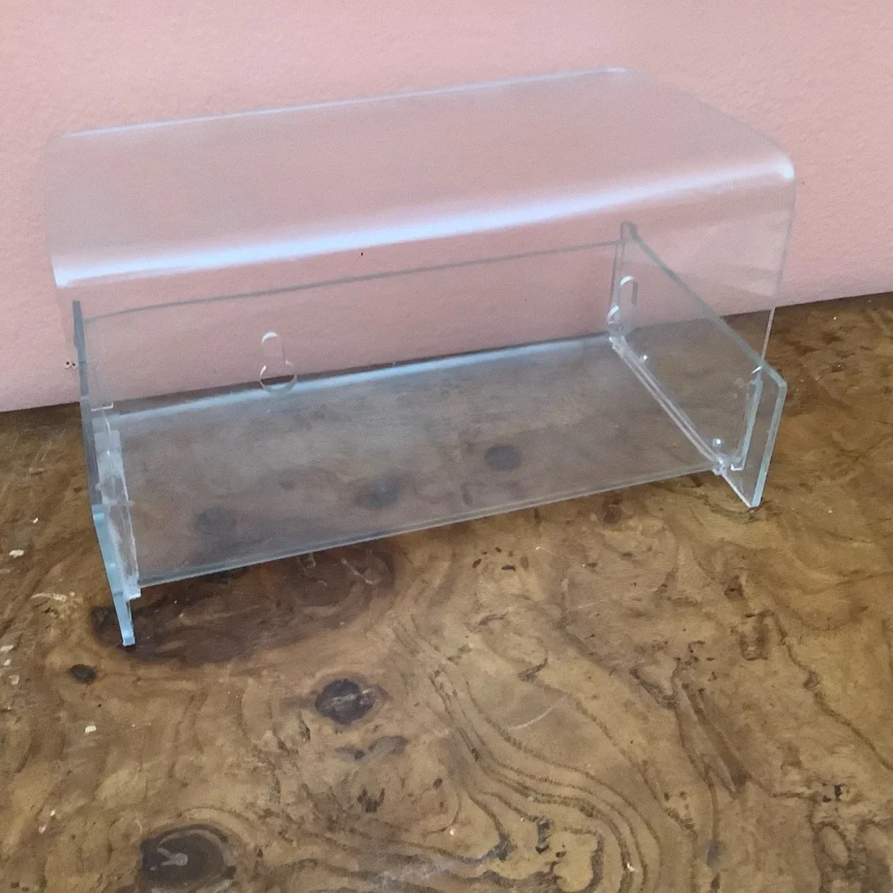Duncraft Clear Transparent Window Bird Feeder - Two Suction Cups